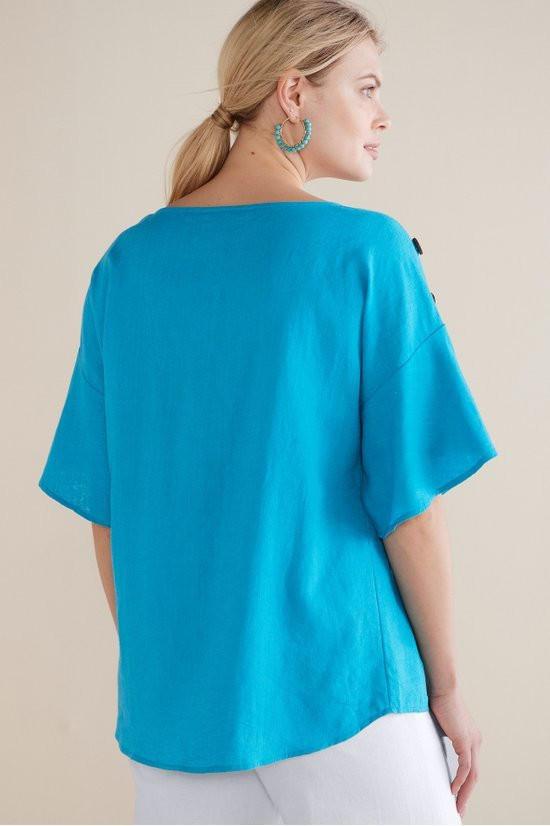 Andrea Linen Blend Pullover - thumbnail 5