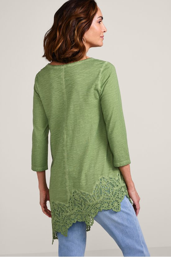 Ayesha Lace Trim Tunic - thumbnail 4