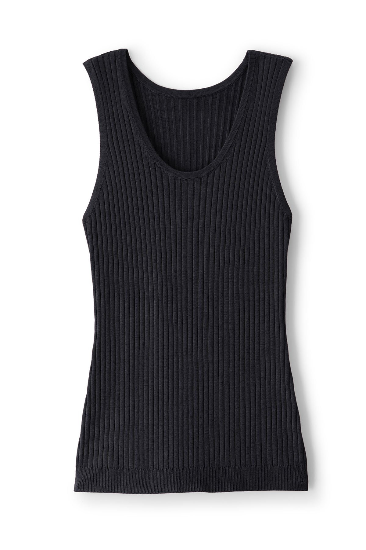 Scoop Neck Ribbed Sweater Tank - thumbnail 7