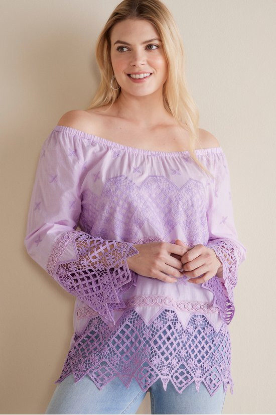 Pilar Off The Shoulder Top - thumbnail 4