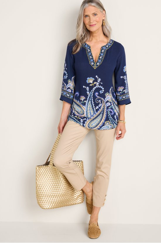 Elma 3/4 Sleeve Tunic - thumbnail 3