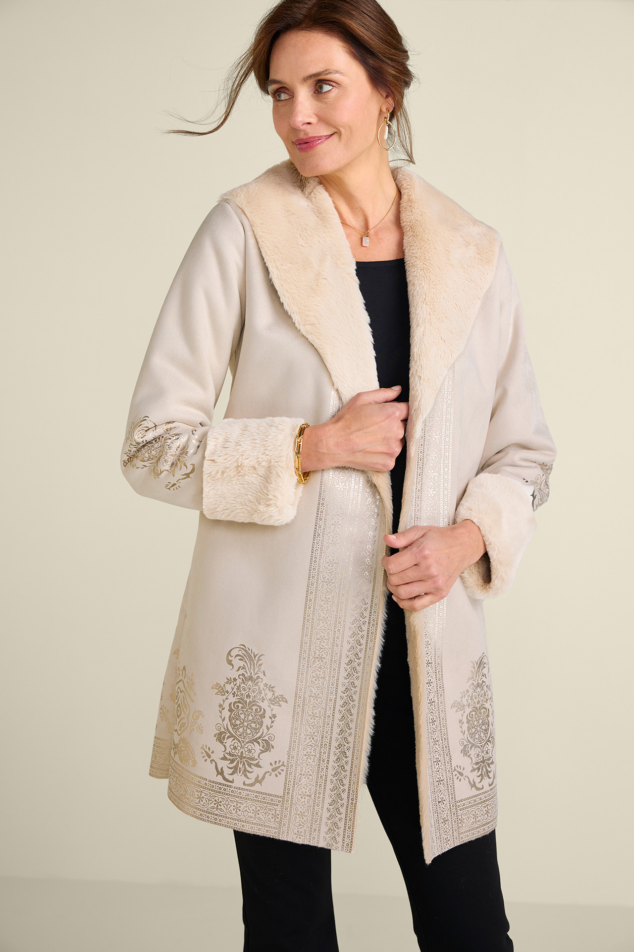 Anastasia Faux Shearling Coat