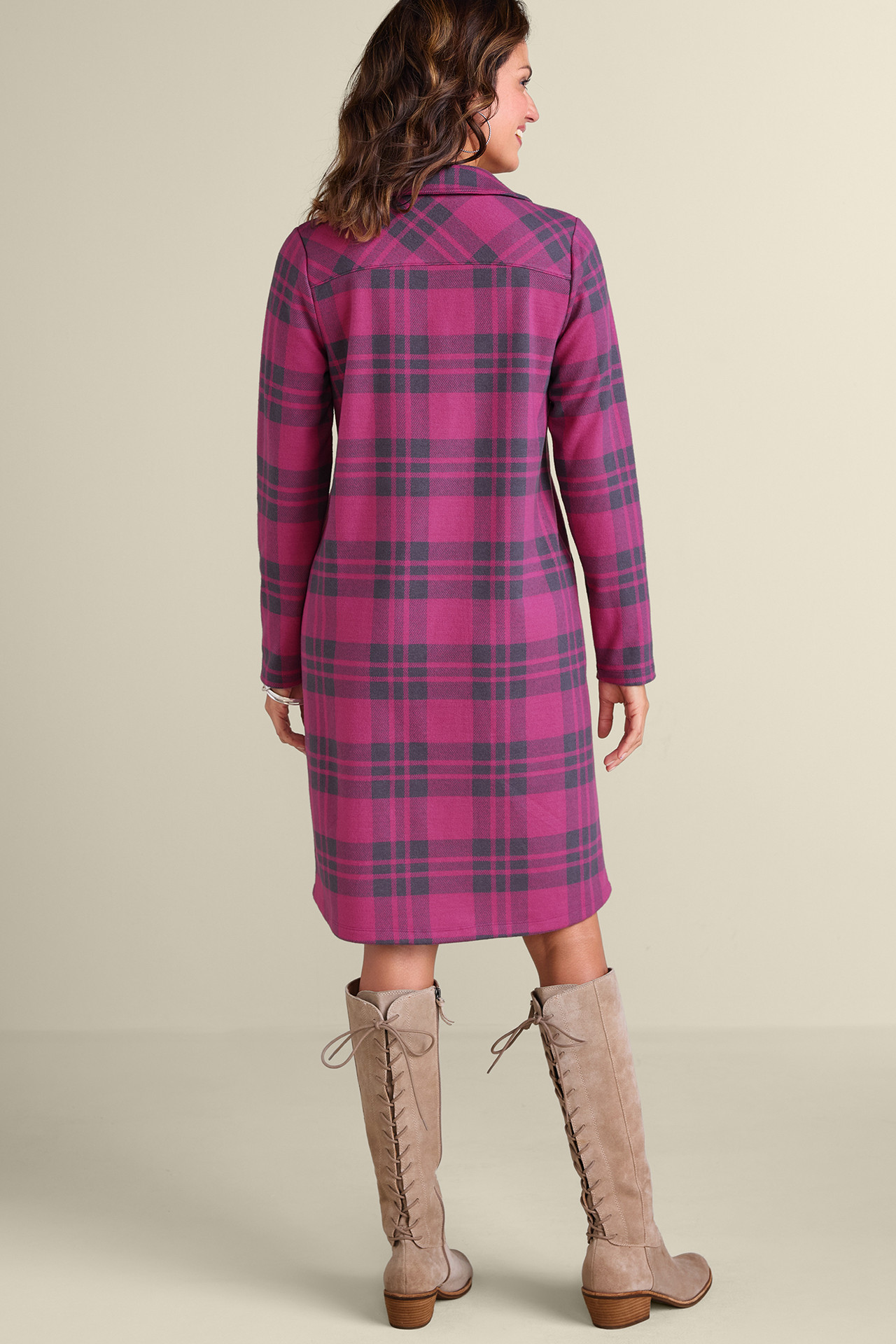 Paramount Plaid Dress - thumbnail 4