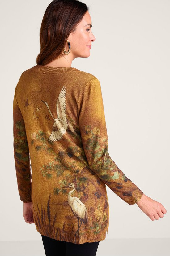 Flight Of Fancy Fine Gauge Sweater - thumbnail 4