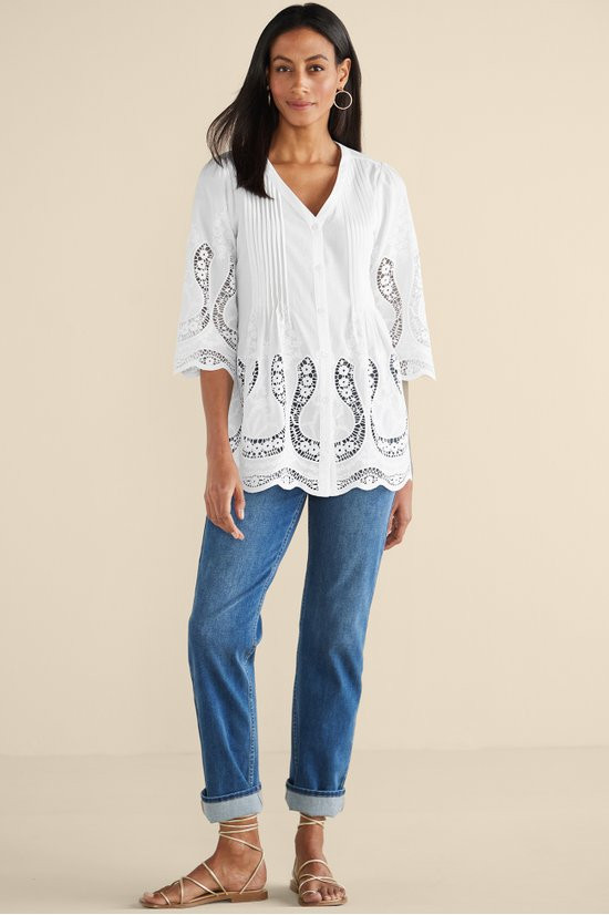 Trella Eyelet Top - thumbnail 3