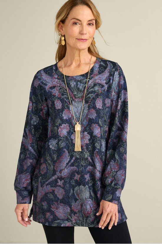 Edith French Terry Tunic - thumbnail 3