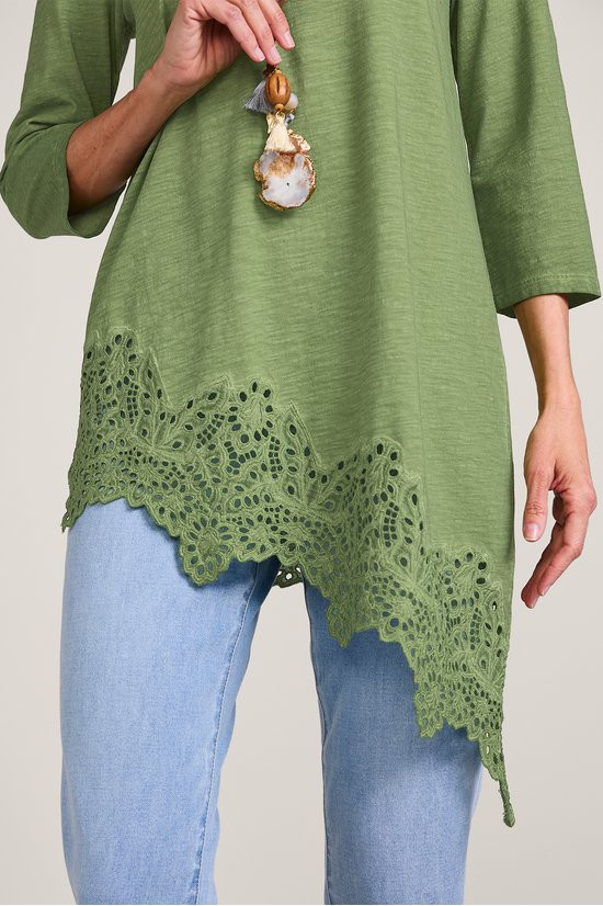 Ayesha Lace Trim Tunic - thumbnail 5