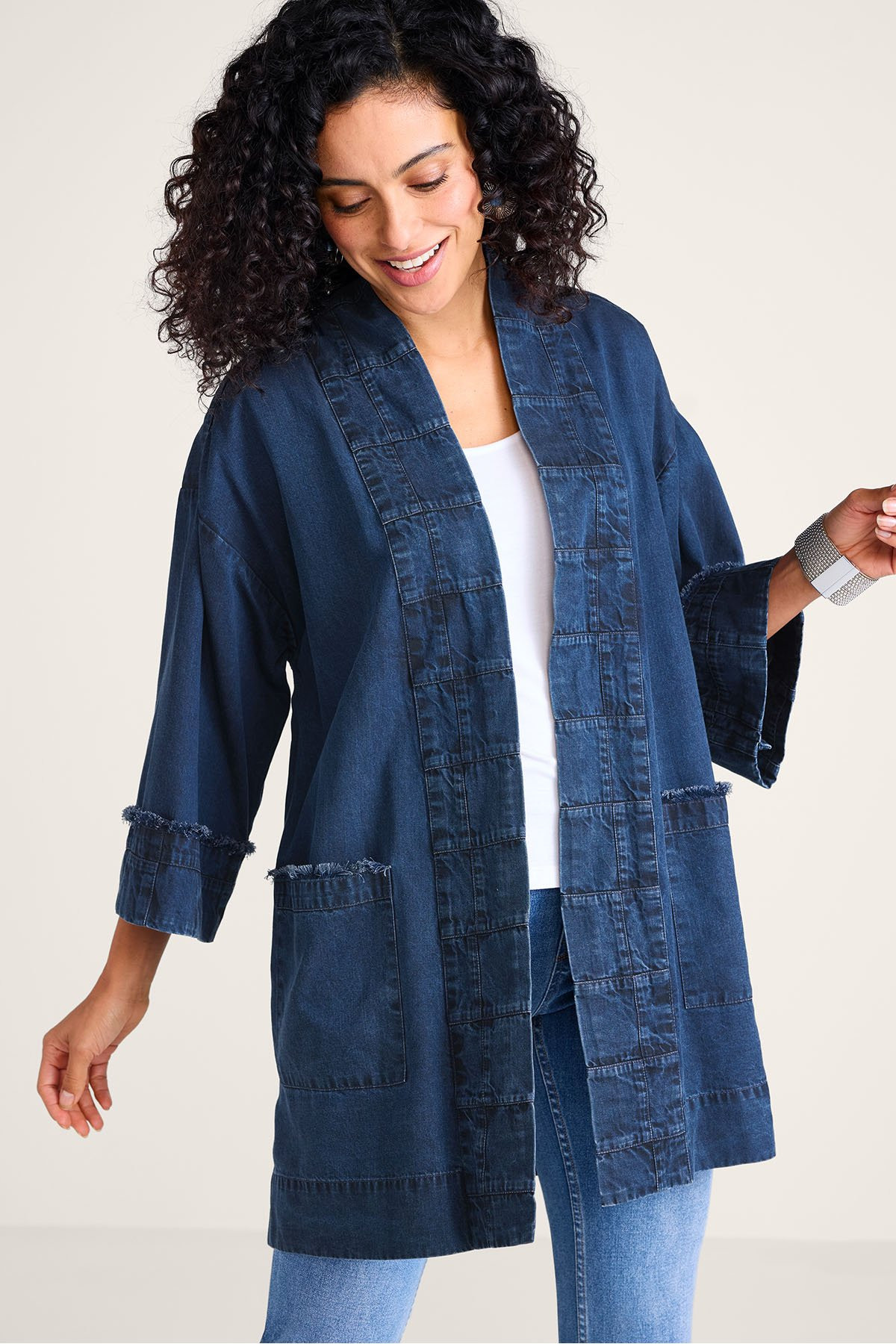 TENCEL™ Open Front Topper