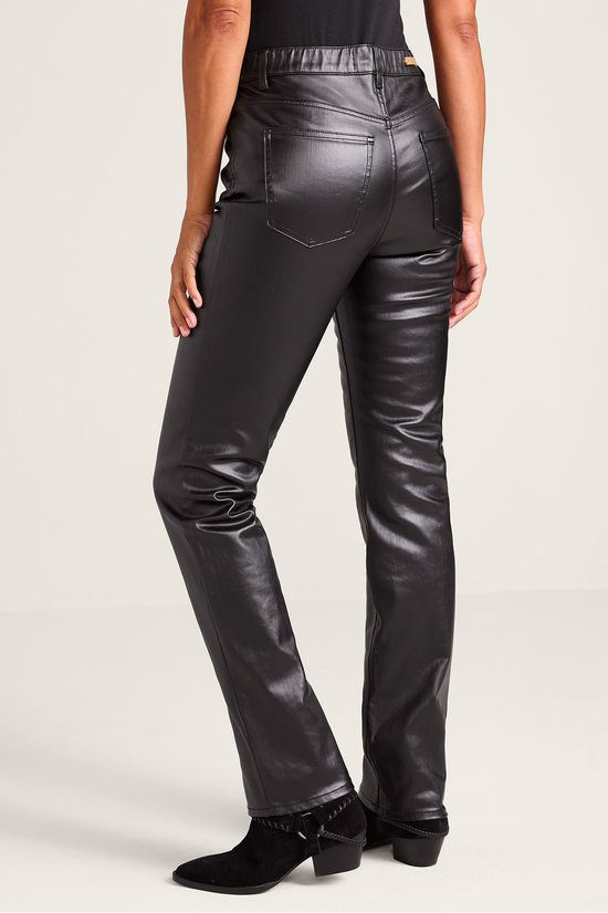 Mica Coated Straight Leg Jeans - thumbnail 3