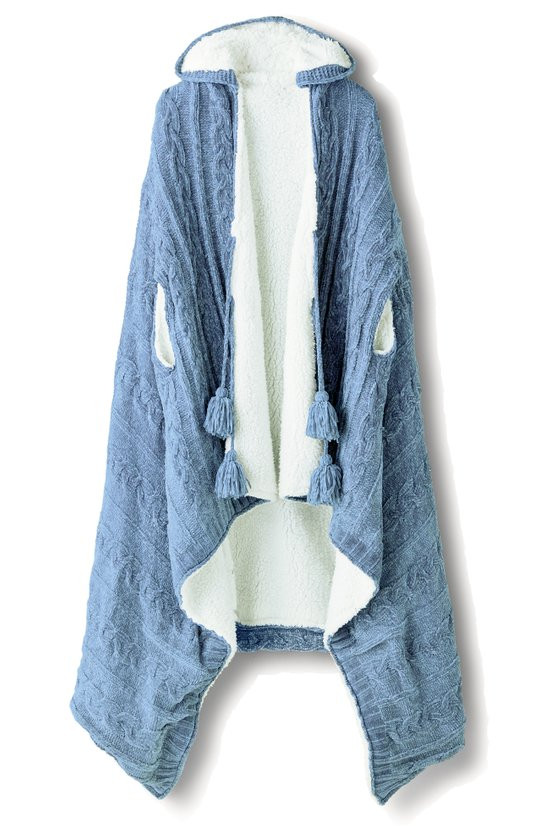Chenille Sherpa Wearable Throw - thumbnail 8