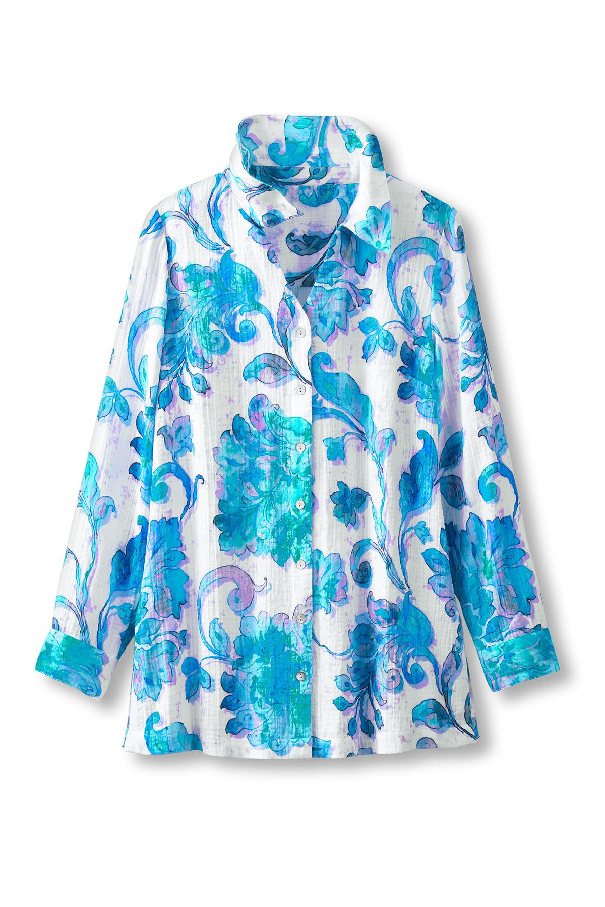Escambia Gauze Tunic Shirt - thumbnail 3