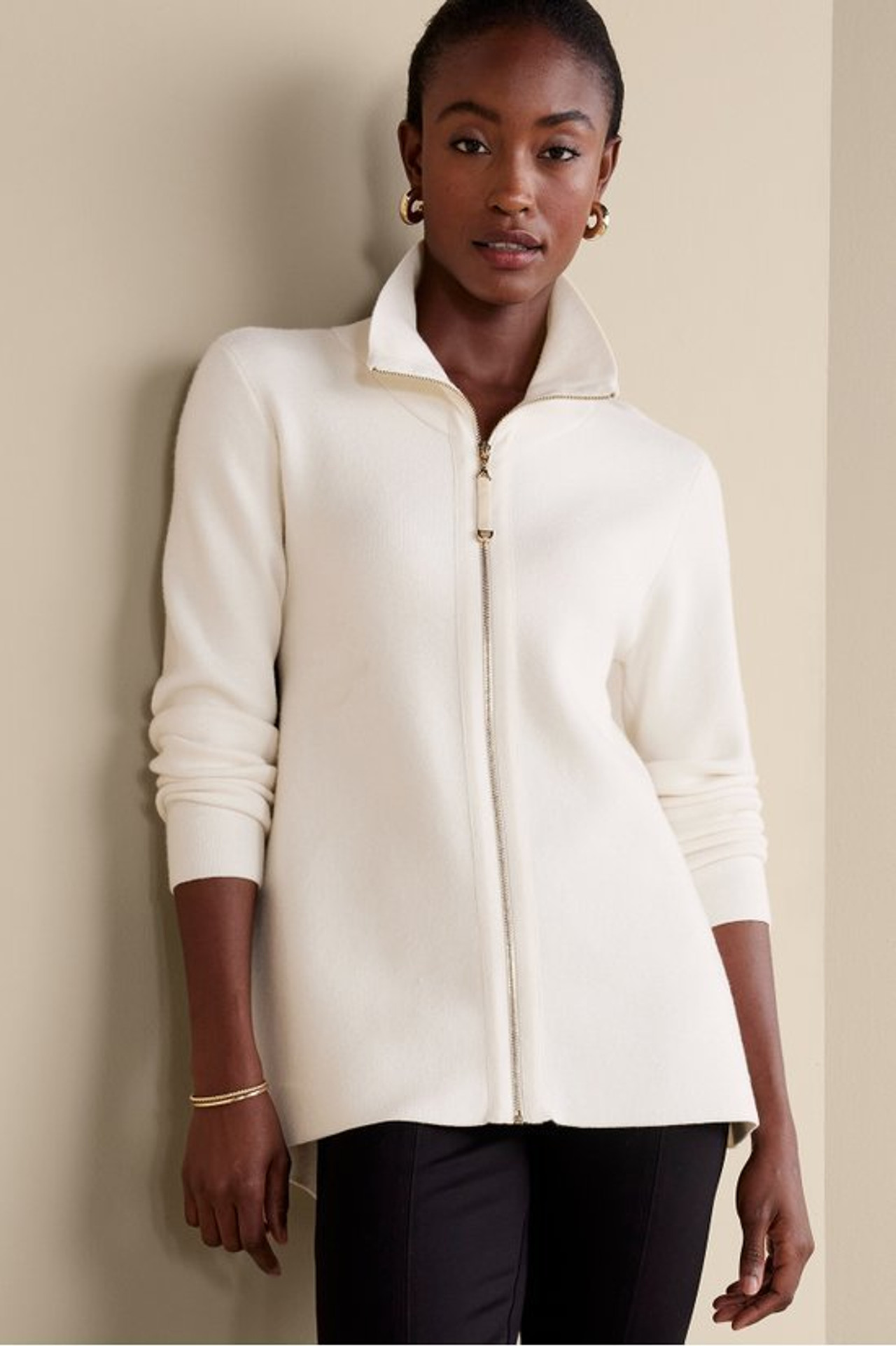 Meria Zip Cardi