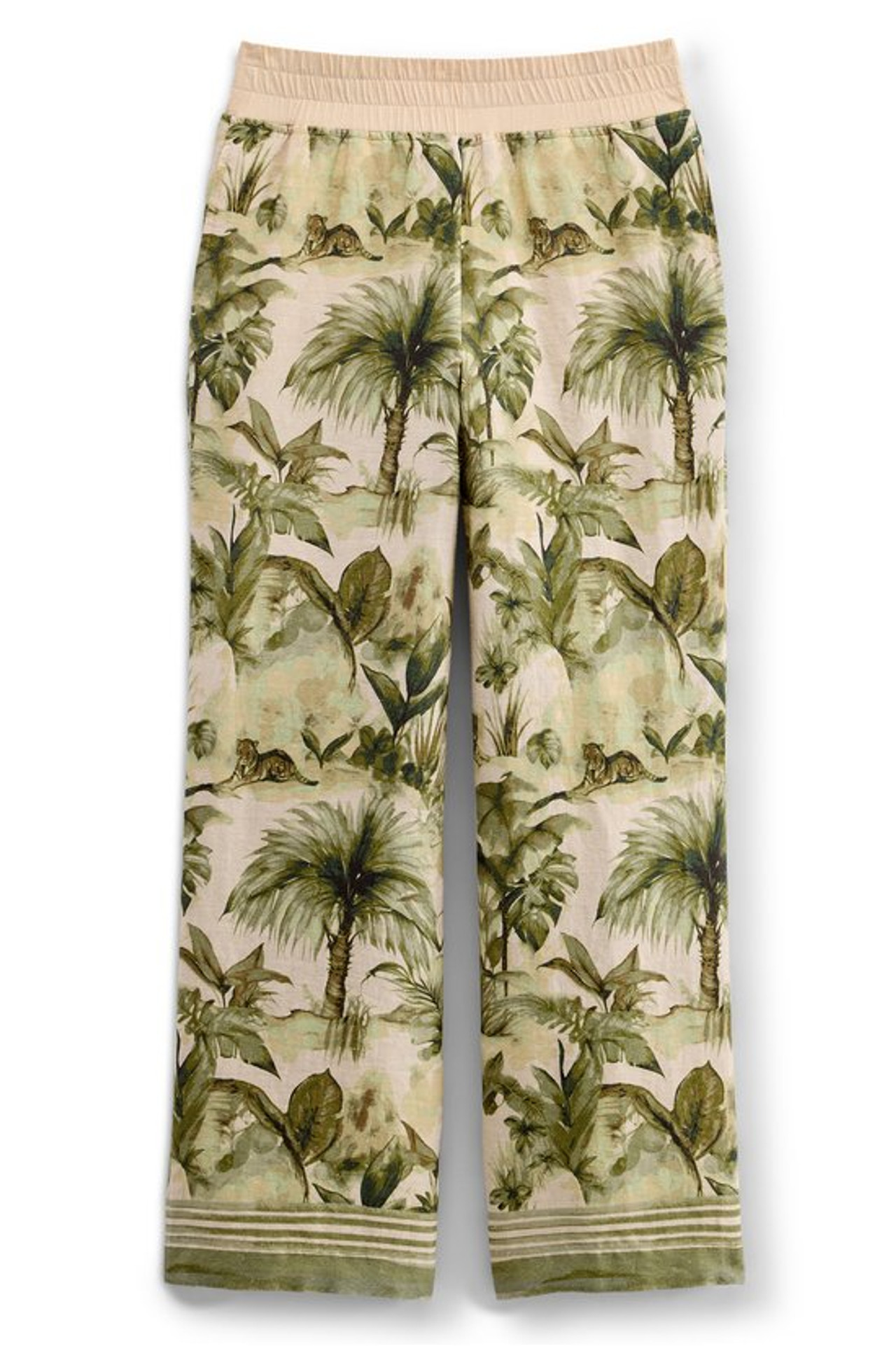 ★E.B.M★ Wrap-type color point wide pants EMP2CPT030 Wearable Tiered Wide Leg Drawstring Flare Ruched Pant in