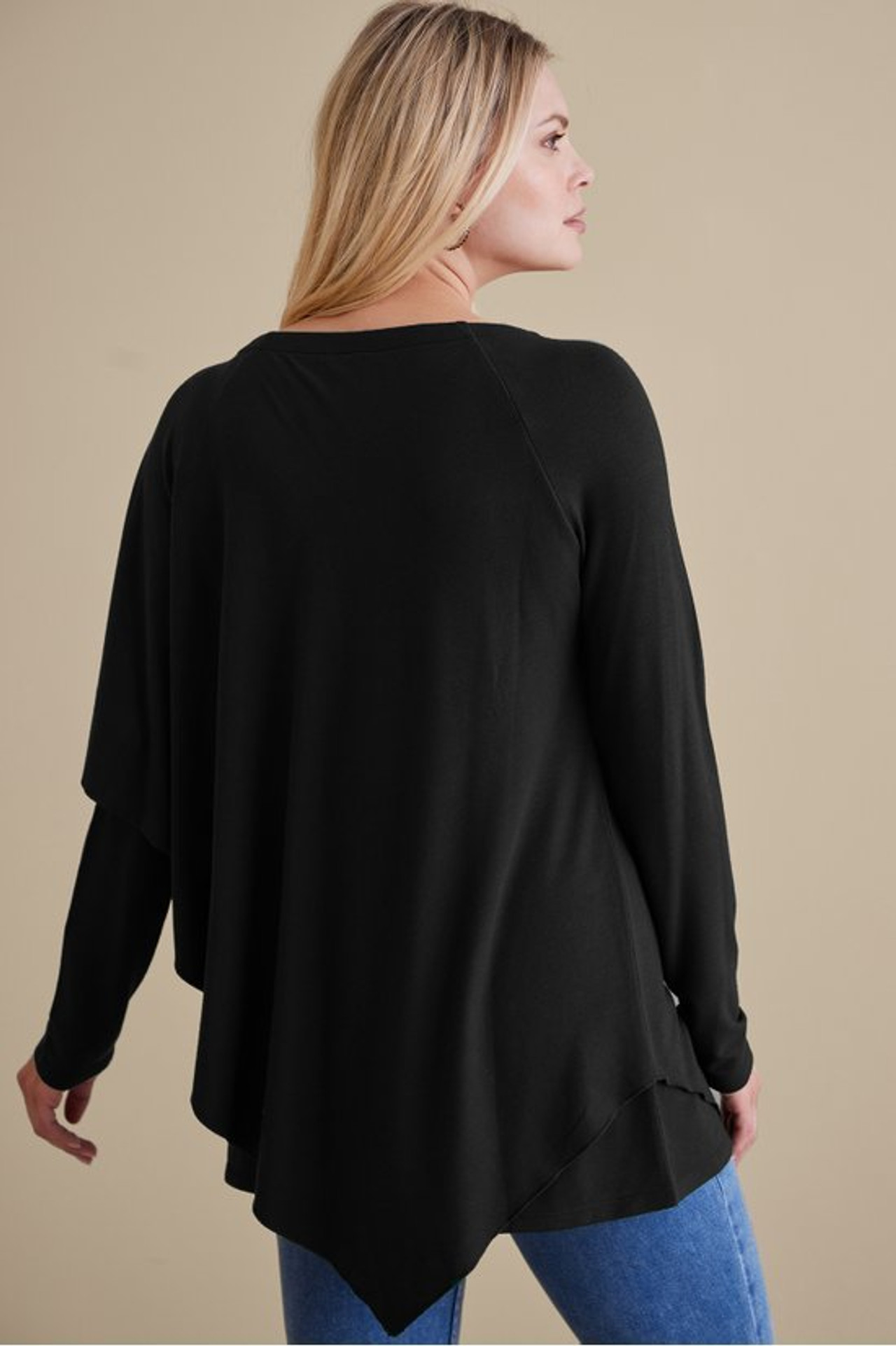 【新品】jumelle mix tiered tunic PURE JIILL DOUBLE-KNIT SEAMED TUNIC | JJill