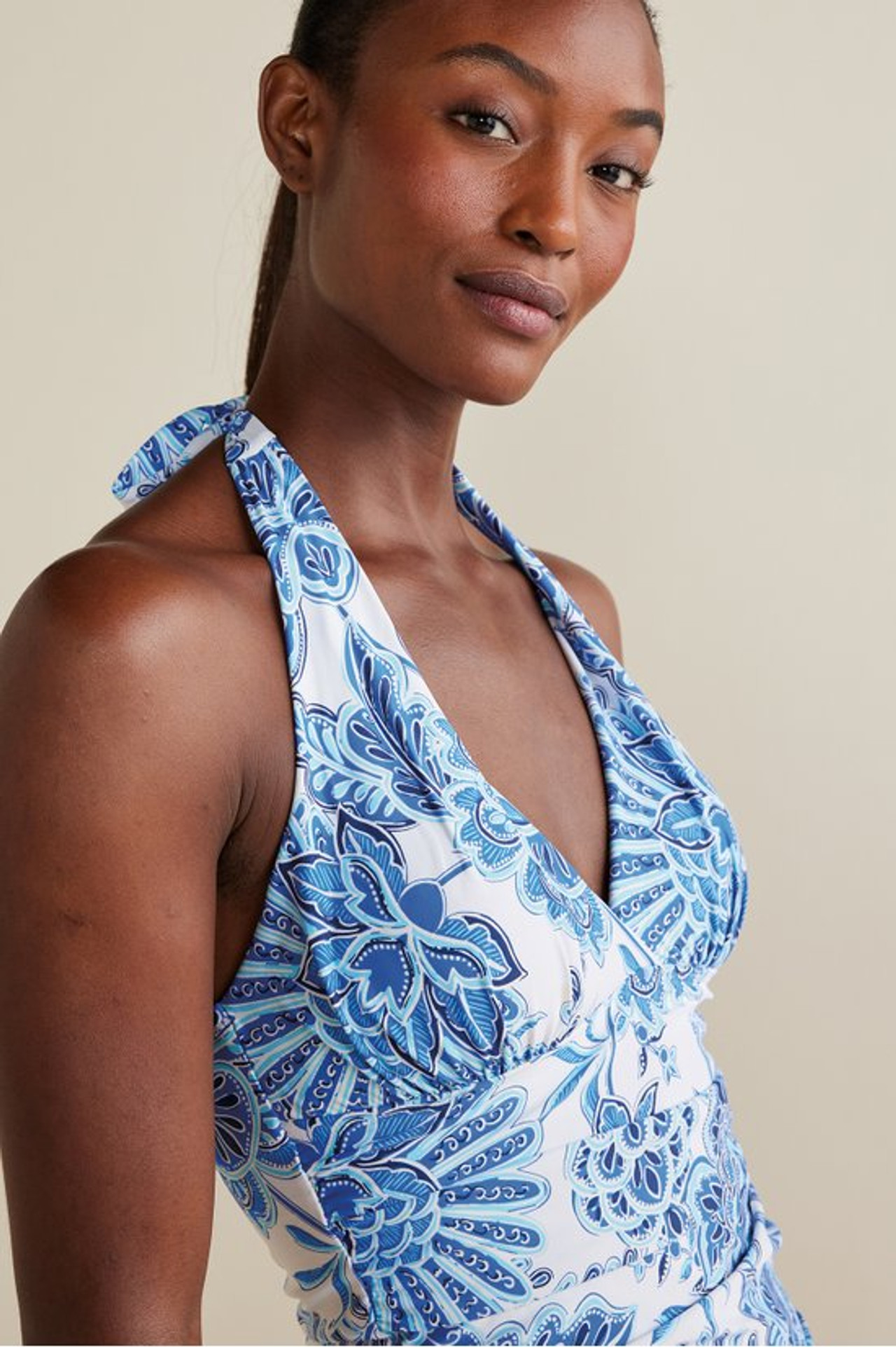 La Blanca Beyond Halter Tankini Top