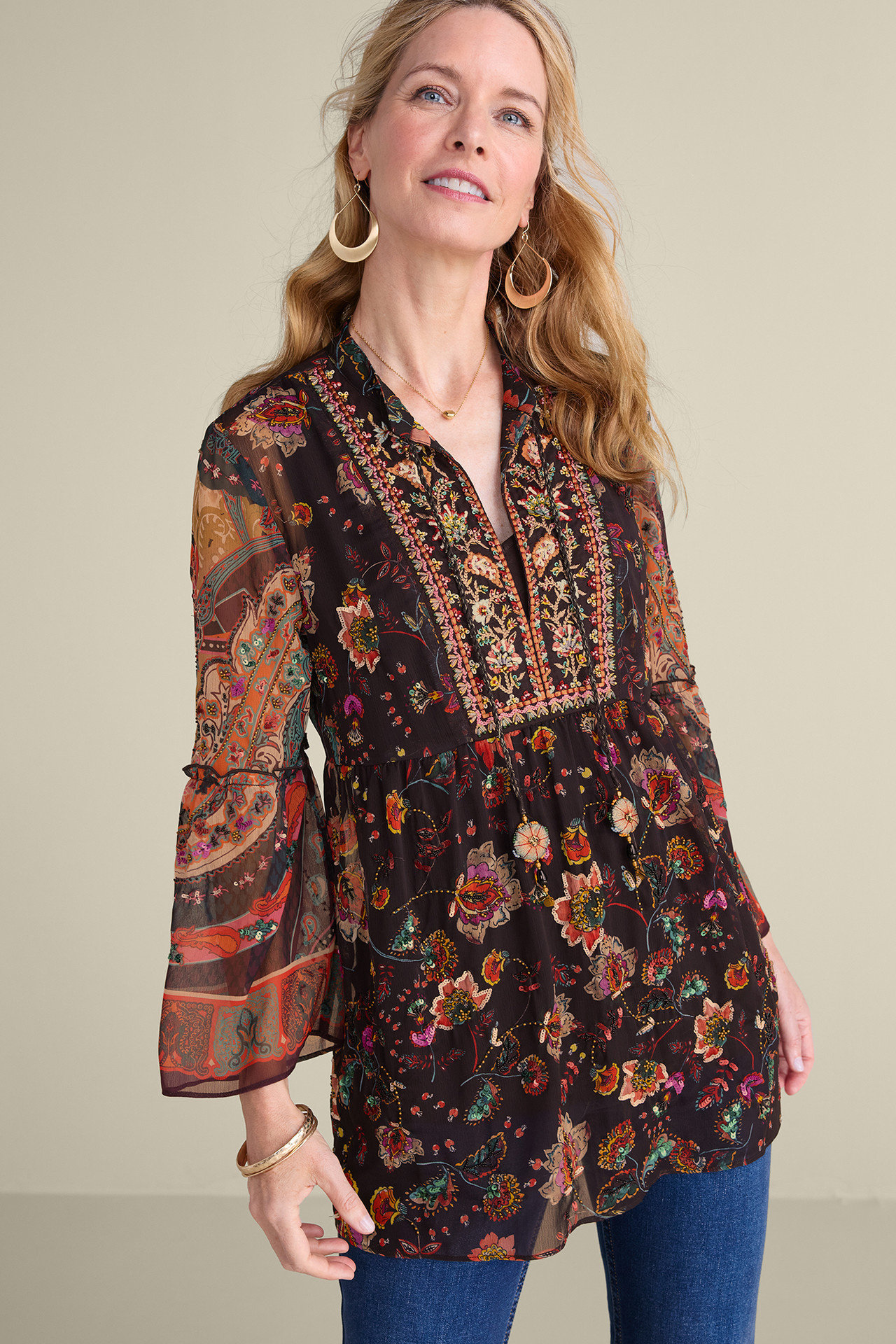 トップス soor ploom agatha tunic vine 7y Shirt Tunic With Pockets, Sing My Song | CAMILLA US – CAMILLA
