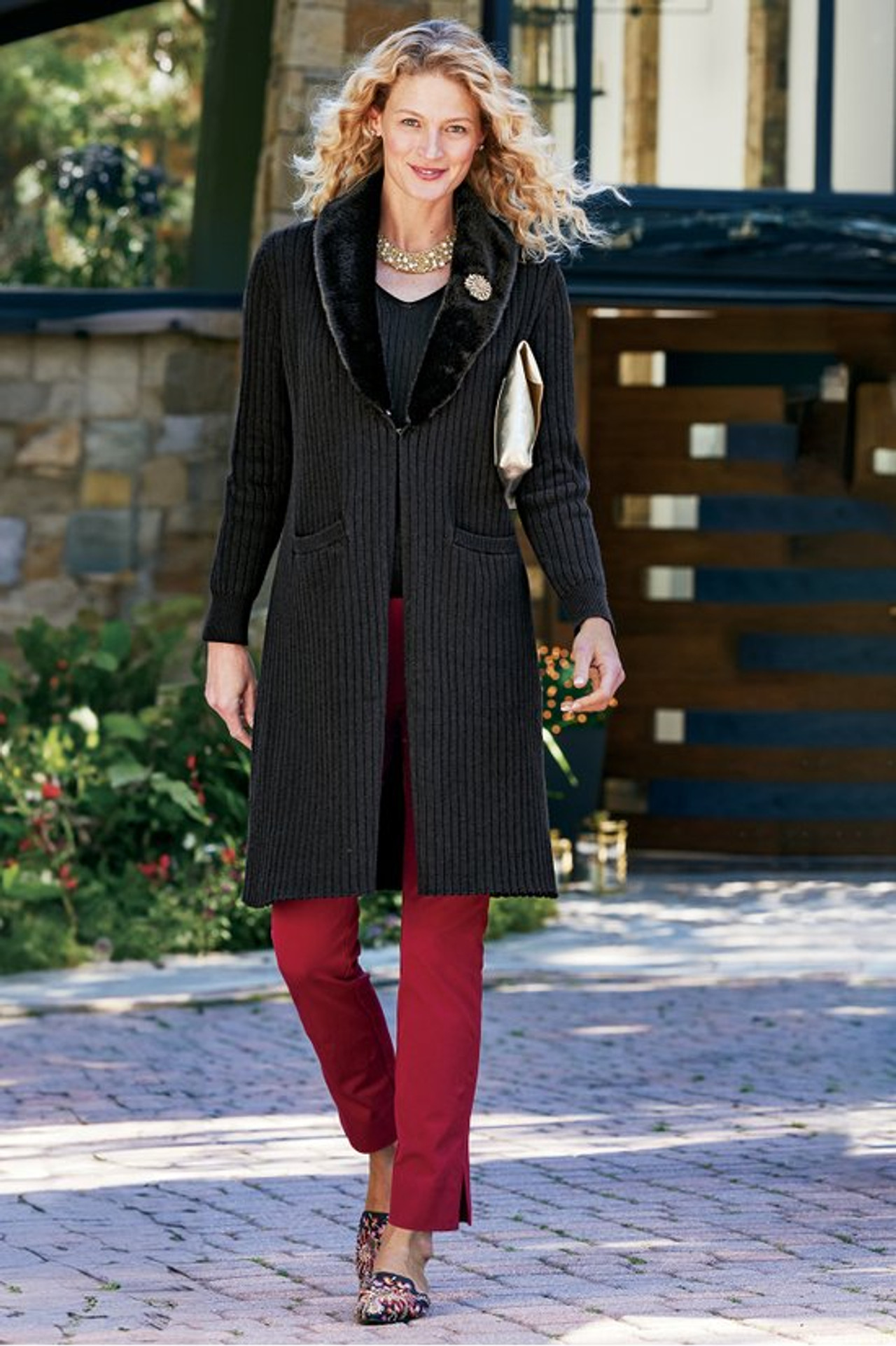 MELT THE LADY♥ fur cuffs nano cardigan melt the lady fur cuffs nano cardigan