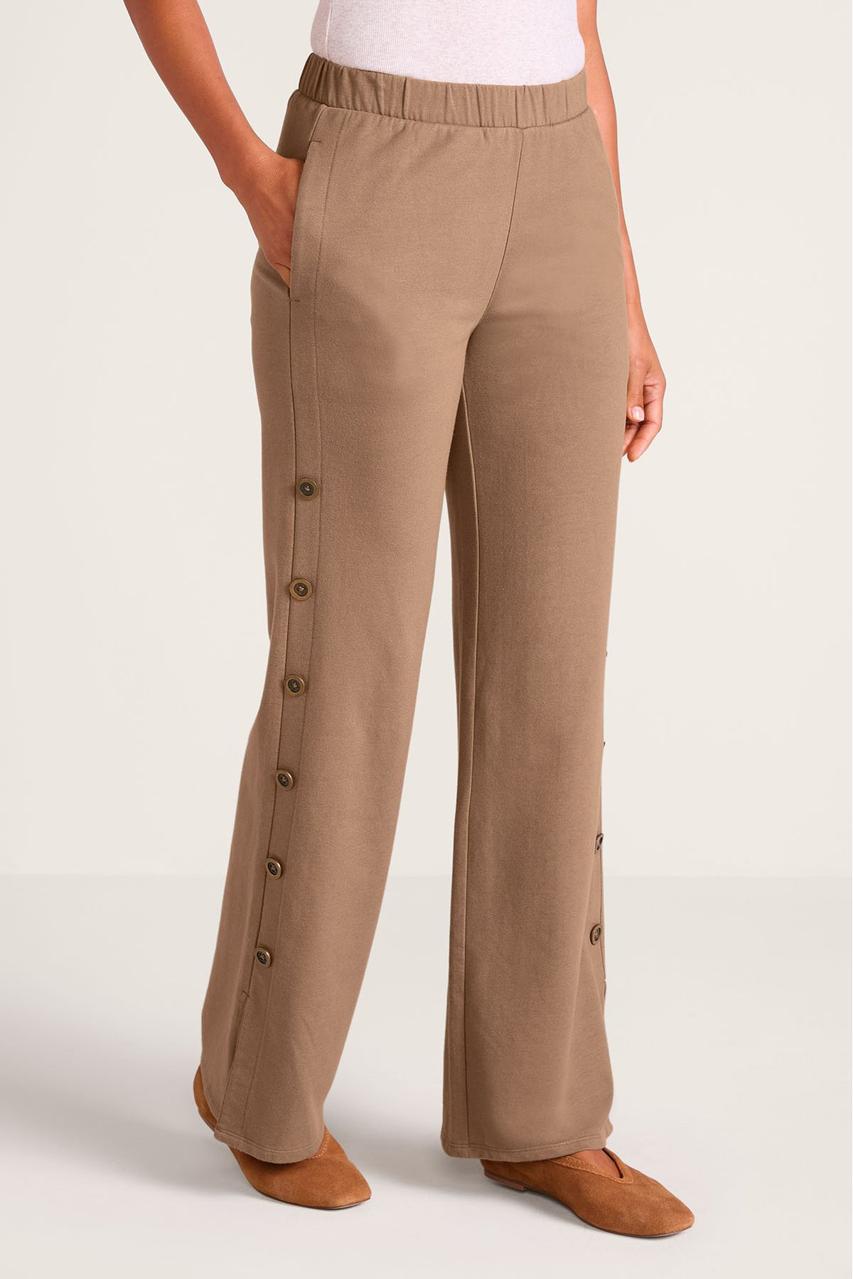 Sorrento French Terry Wide Leg Pants
