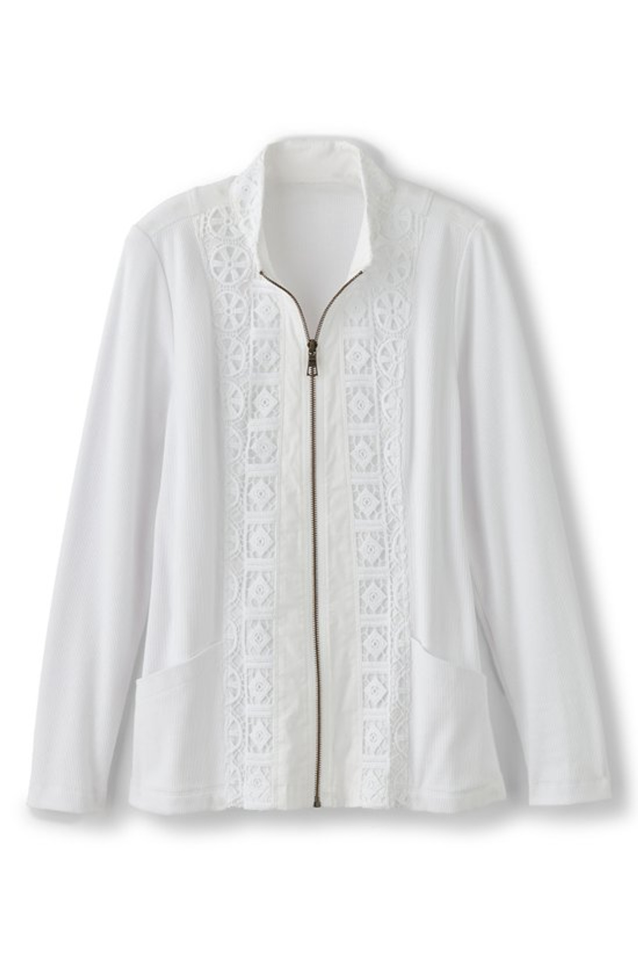 トップス papier gathered jacket white U Chicago Puffer Jacket