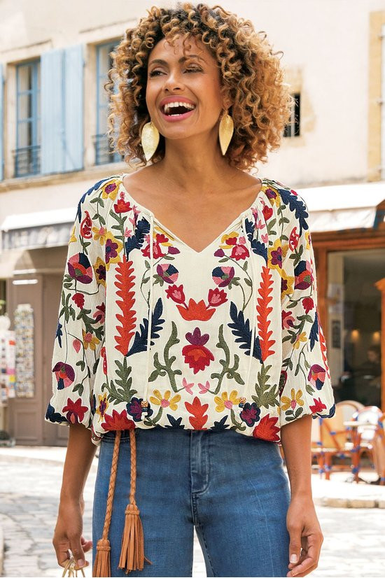 トップス SHIRRING DESIGN BLOUSE 2am96__ivory_4__88402.