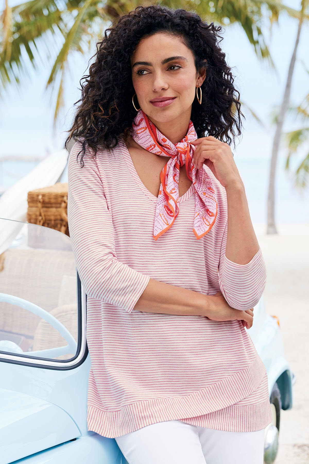 Waldport 3/4 Sleeve Top