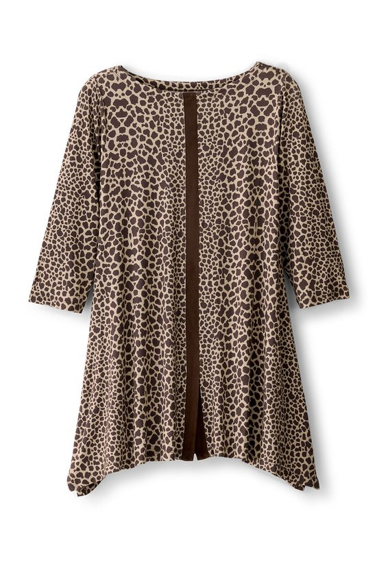 Spot of Luxe 3/4 Sleeve Knit Tunic