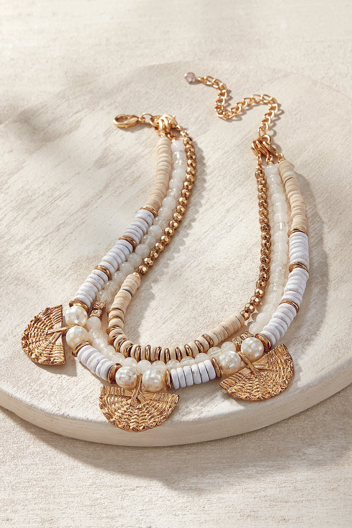 Phaedra Fan Necklace Set - thumbnail 4