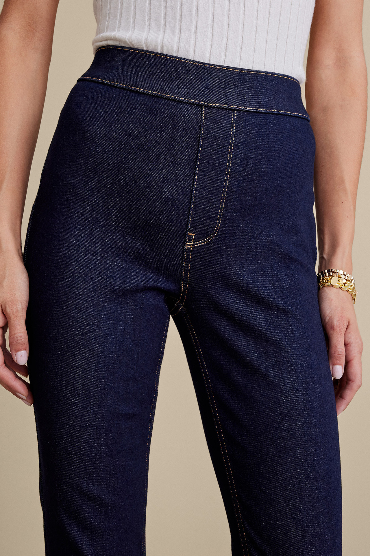 【人気商品】 Ultimate Denim Jeans Leg Slim Pull-On スーツ