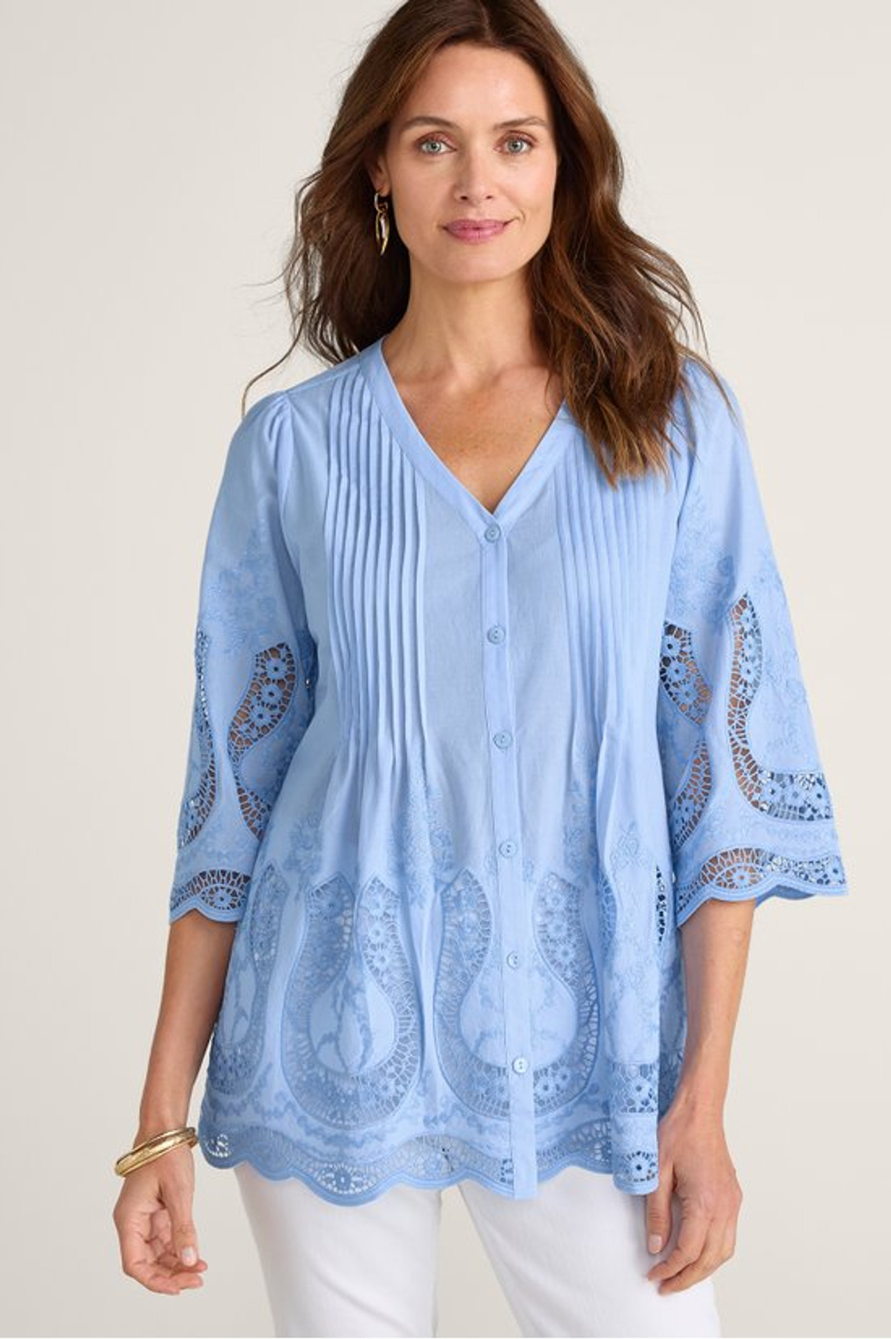 トップス melt the lady eyelet sheer tops Edikted Estella Sheer Lace Top | PacSun