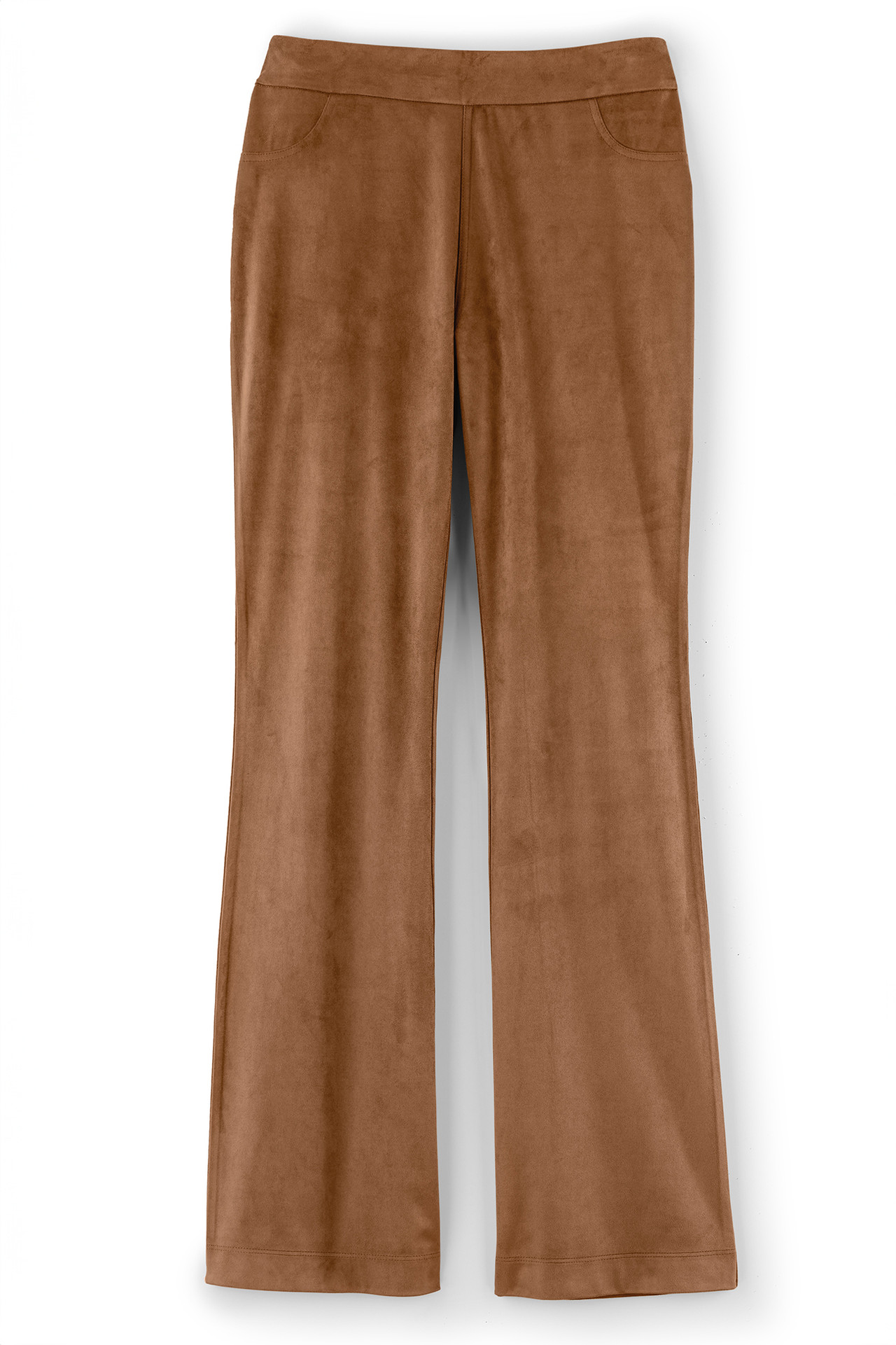 【COLOR iN ID】Suede bootcut pants Faux Suede Bootcut Pants
