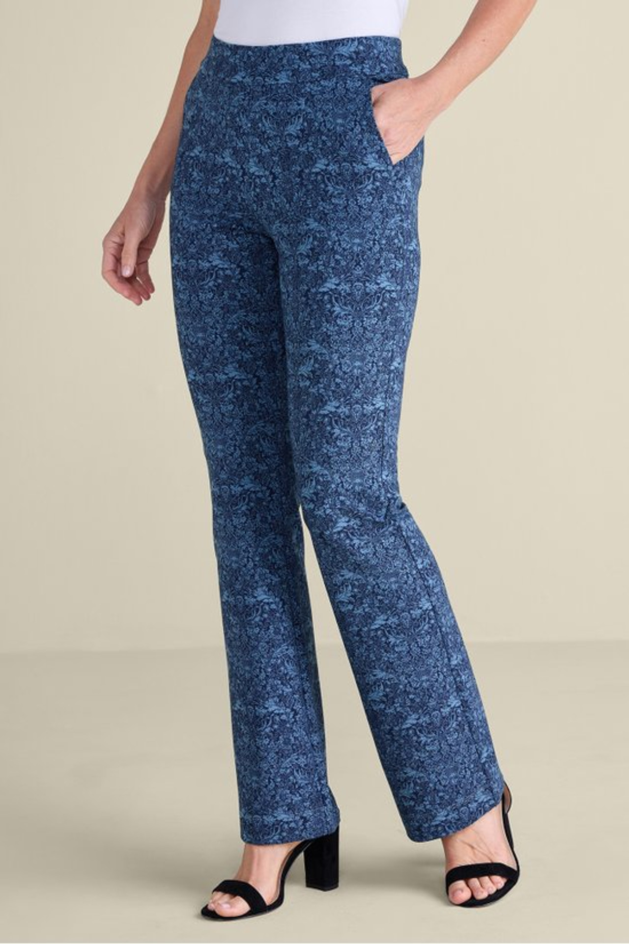 パンツ Atelier Edition : 25SS / Eyelet Bootcut Pants (2colors) Soft Essential™ Ponte Bootcut Pants