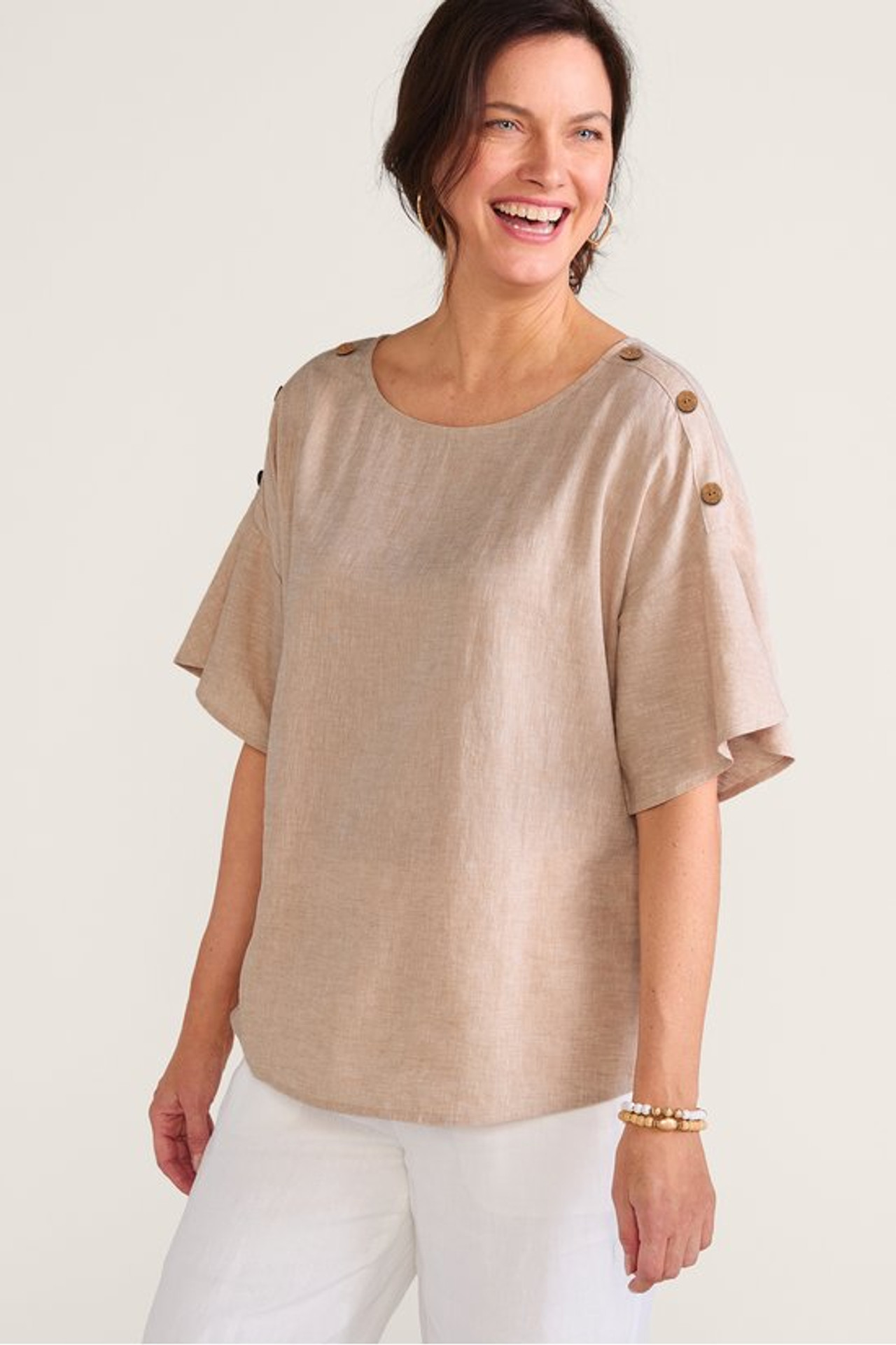 スプーン　FARMERS LINEN PULLOVER SHIRT FARMERS LINEN PULLOVER SHIRT – ABOUT