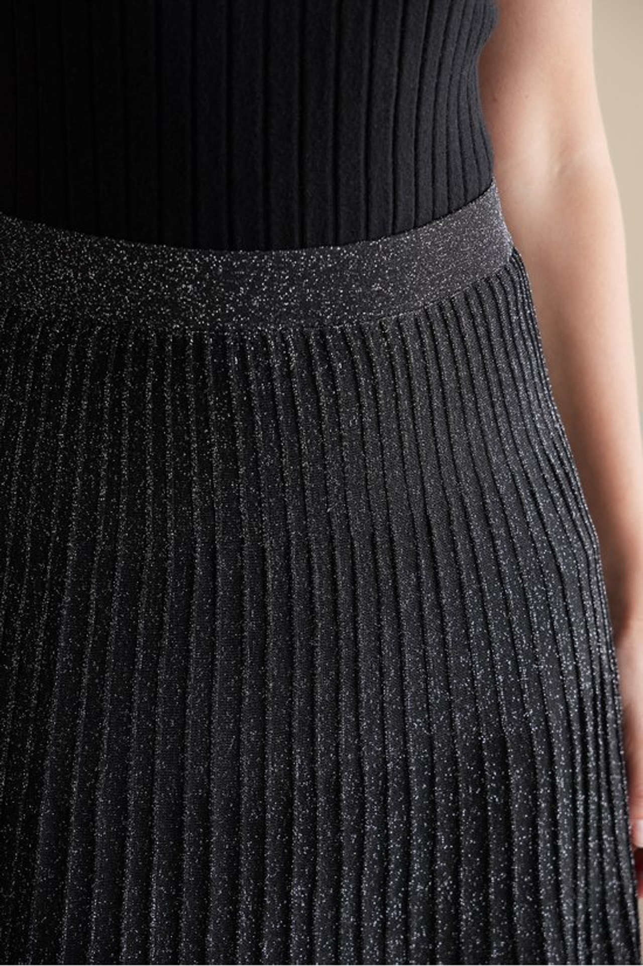HTH nuance skirt グレー/ブラック サイズFREE HTH nuance skirt グレー/ブラック サイズFREE Short A Line