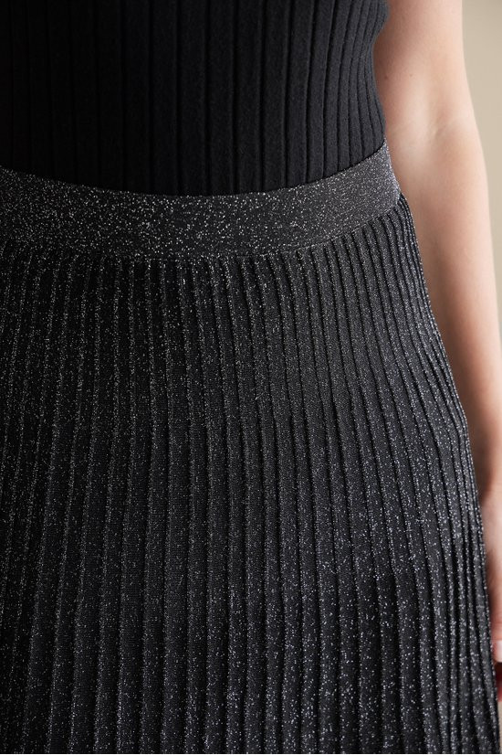 Nisha Knit Pleated Skirt