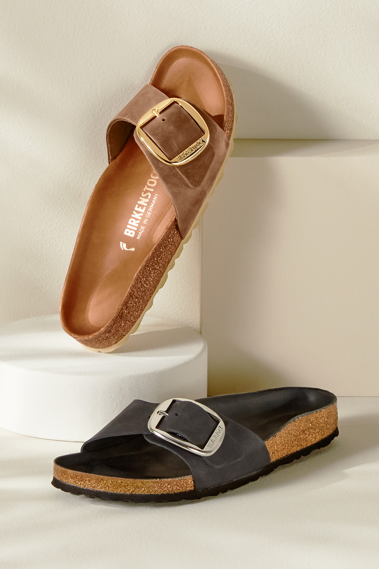 【BIRKENSTOCK】Madrid Big Buckle サンダル スエード Cognac 1ck13__cognac_0__09279.