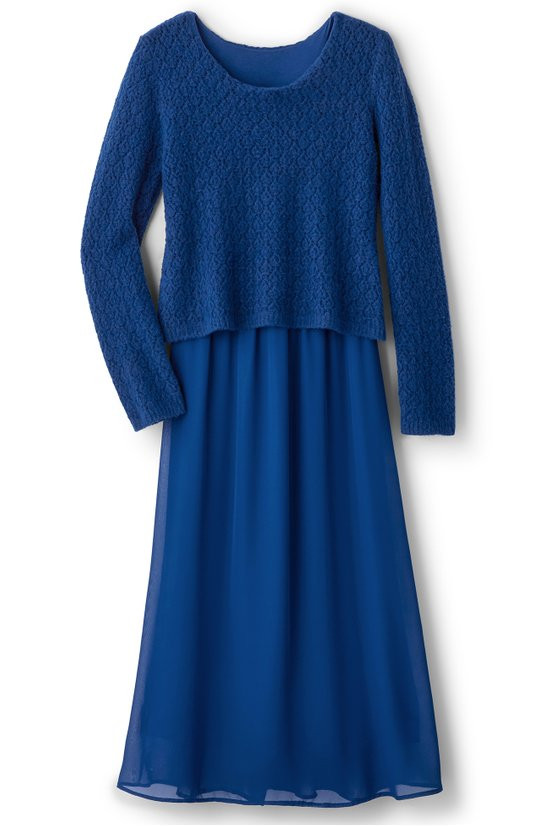 Cassie Pointelle Sweater Dress - thumbnail 2
