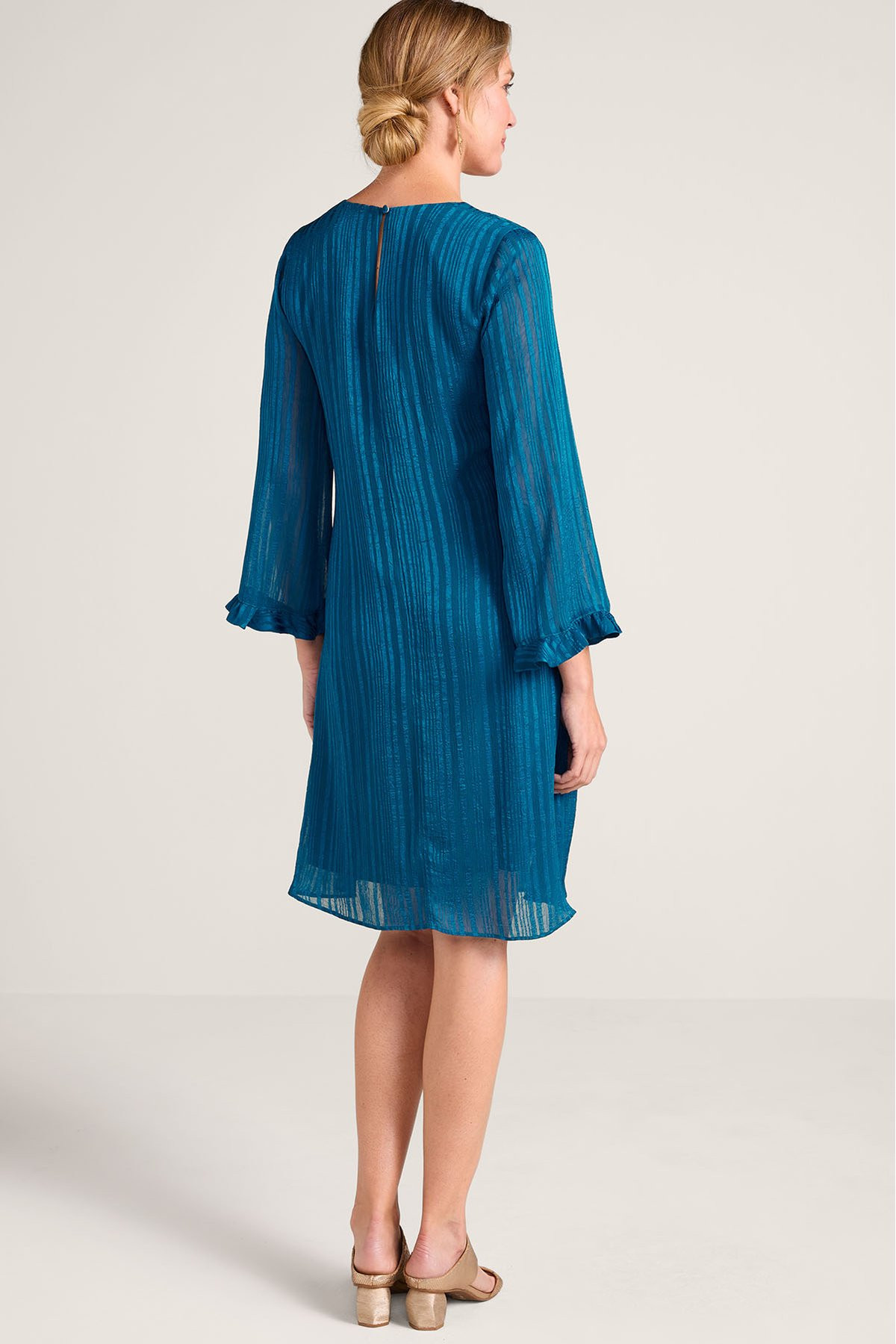 Dulce Flutter Sleeve Short Dress - thumbnail 3