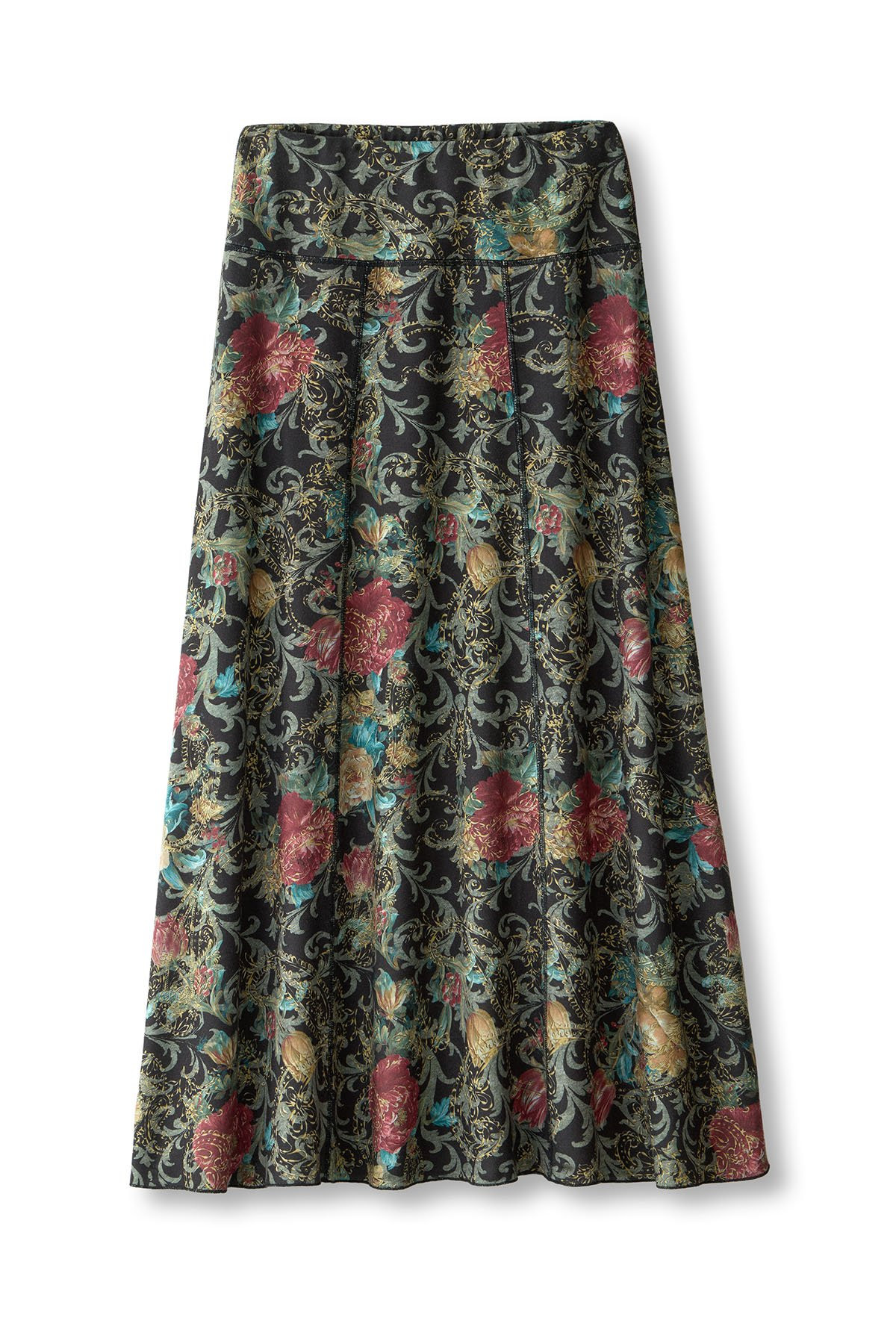 Baroque Hacci Knit Pull On Maxi Skirt - thumbnail 2