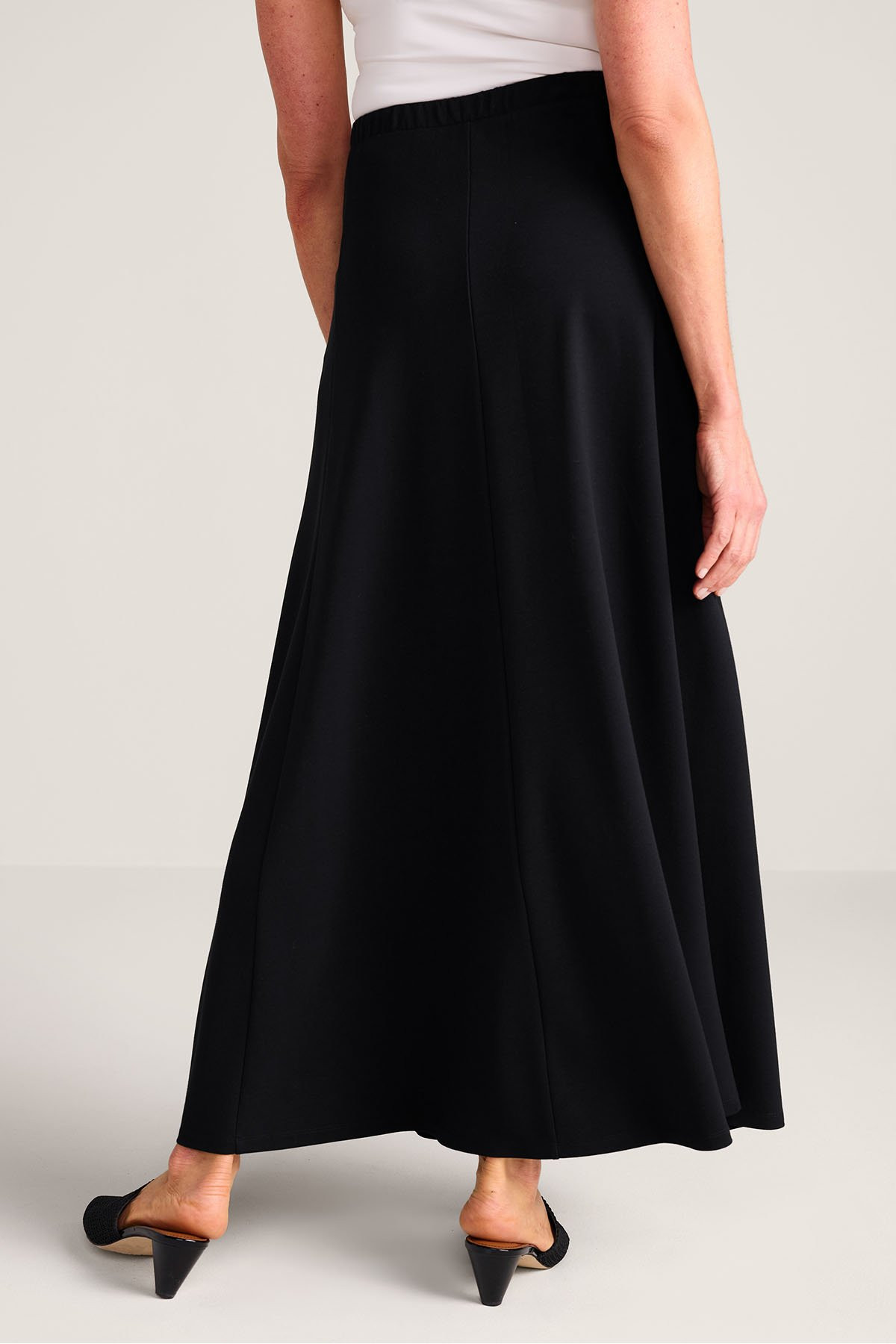 Problem Solved Paneled Ponte Maxi Skirt - thumbnail 5