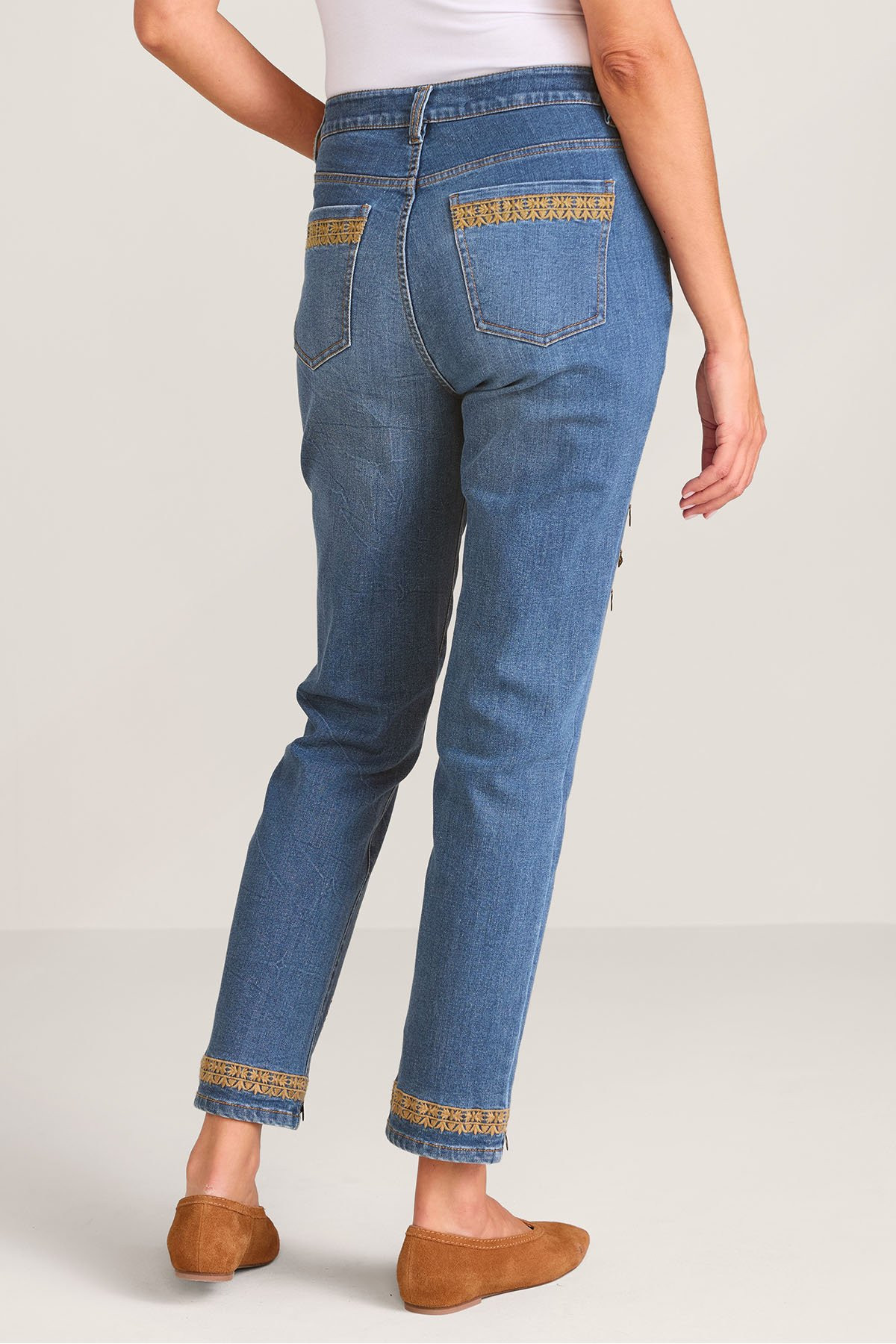 Lucky Charms Straight Leg Ankle Jeans - thumbnail 4