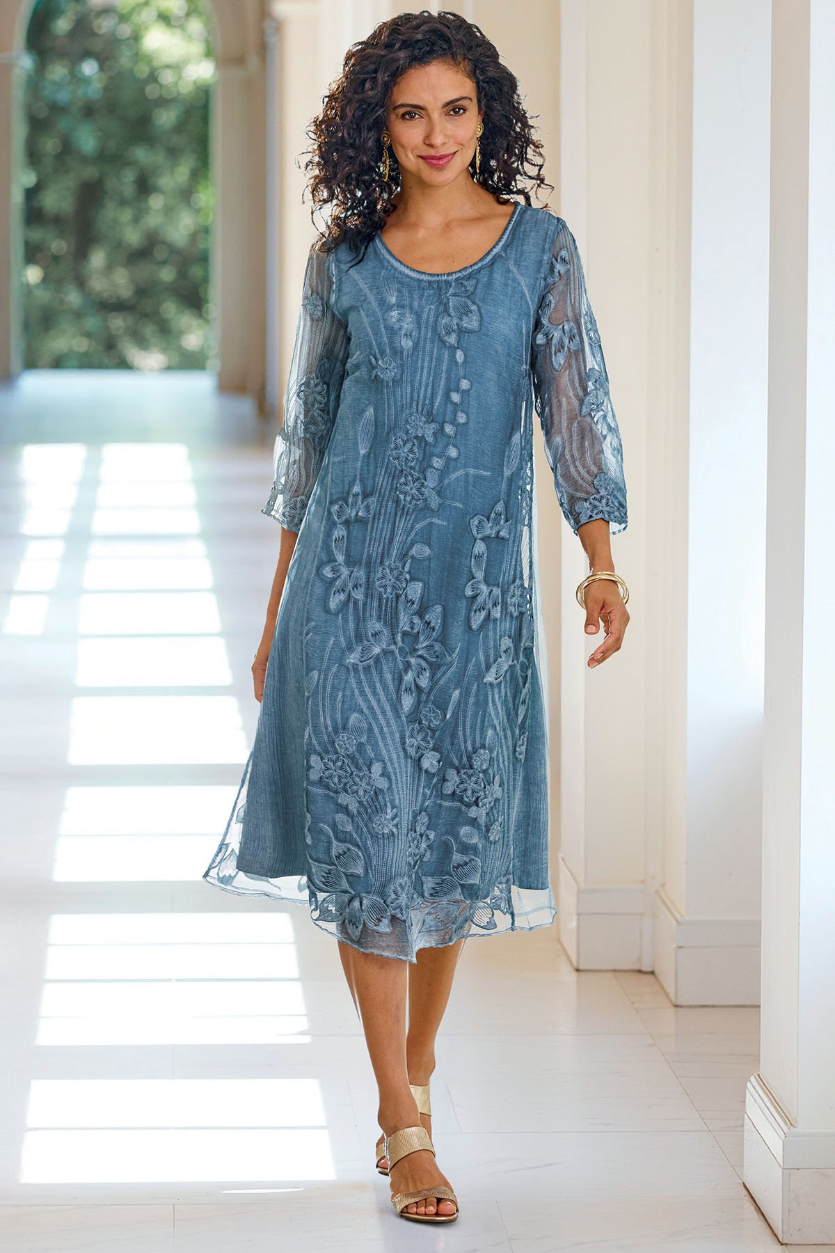 Starling Silk Dress - thumbnail 3