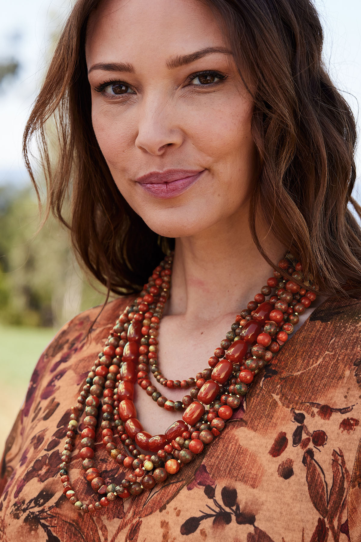 Rhea Red Jasper Necklace