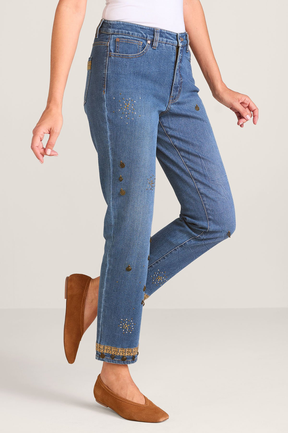 Lucky Charms Straight Leg Ankle Jeans - thumbnail 3