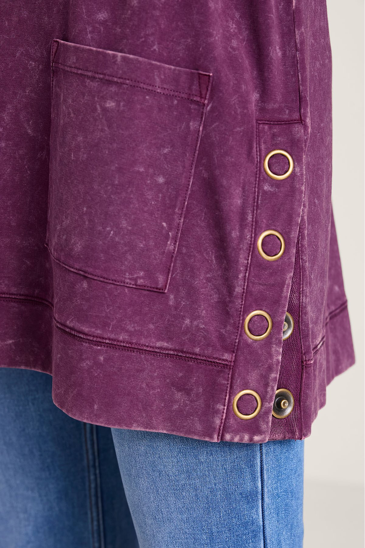 Colorful Washed Make It Snappy Tunic - thumbnail 6
