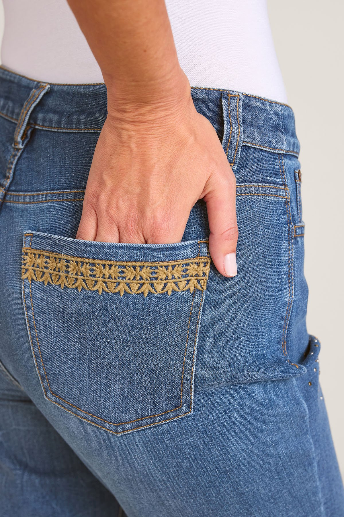 Lucky Charms Straight Leg Ankle Jeans - thumbnail 5