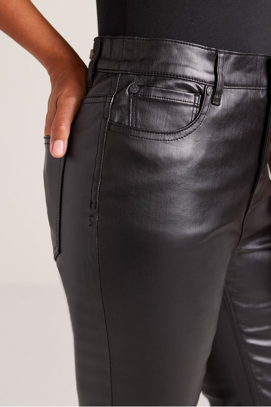 Mica Coated Straight Leg Jeans - thumbnail 4