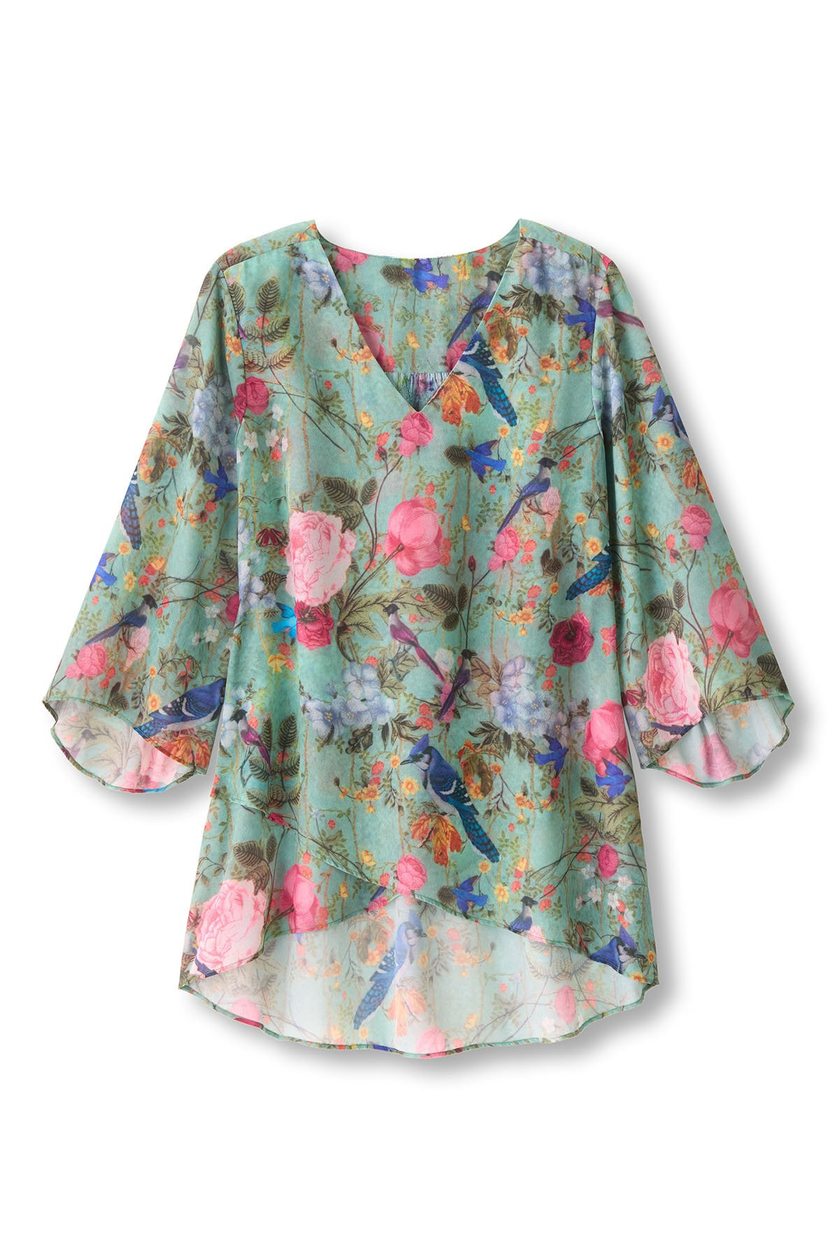 Fresh Meadows 3/4 Slv Blouse - thumbnail 2
