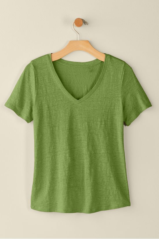 Aubrey Linen Slub Tee - thumbnail 10