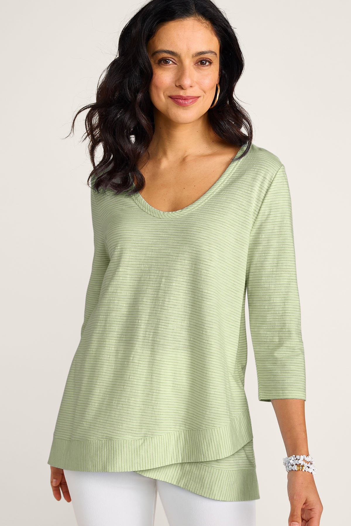 Waldport 3/4 Sleeve Top