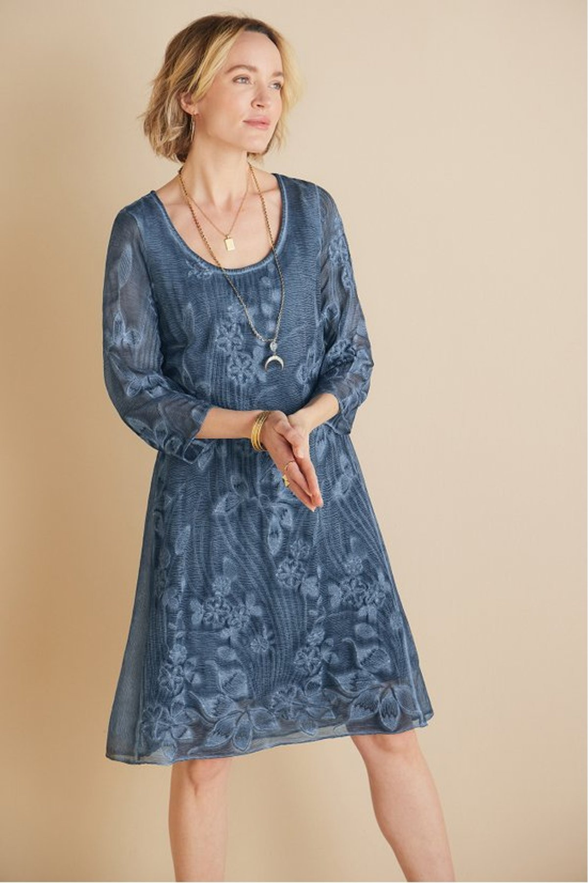 Starling Silk Dress
